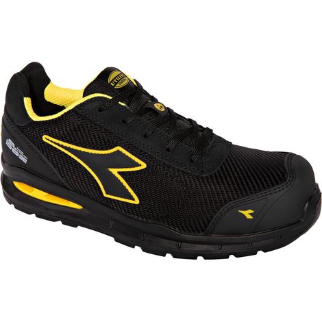 Scarpe antinfortunistiche Diadora Run A.Box CBF Low S3S FO SR SC ESD - 39 - Black