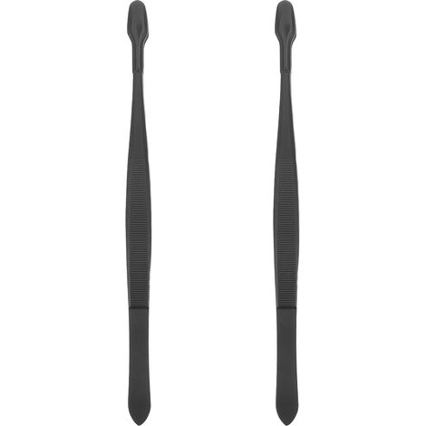 Pince à tampons iplusmile en acier inoxydable noir (2 pièces) (1/5)