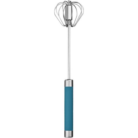 Fouet Rotatif Manuel - Acier Inoxydable - Pour Lait, Sauce, Pâte à Gâteau, Oeufs - Sans Électricité Ni Batterie - 1 Pièce (1/5)