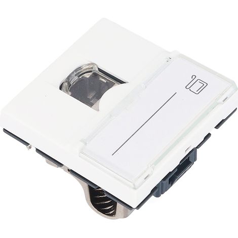 Module de prise réseau CAT6A RJ45, adaptateur français blindé en ABS, accessoire pour ordinateur