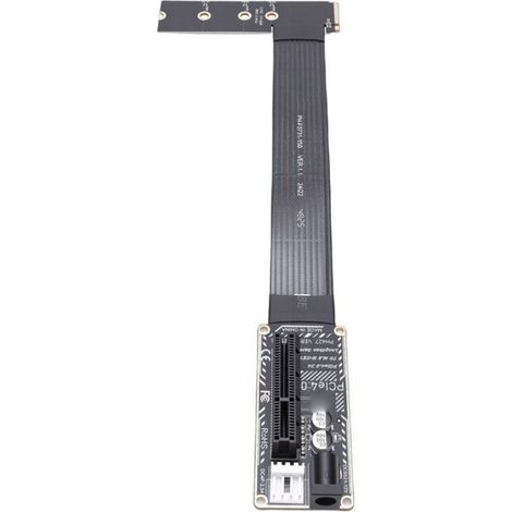Shipenophy Adaptateur de câble d'extension de clé PCIe 4.0 X4 vers M.2 M Adaptateur de câble d'extension de clé informatique boite (1/5)