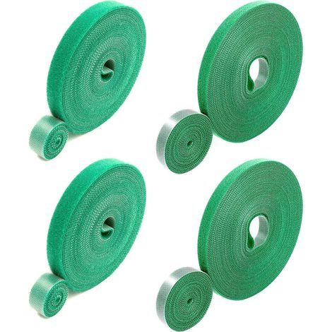4 Rouleaux Attaches de Plantes Vertes Ajustables, Attaches de Jardin pour Plantes Attache Plante Grimpante (1/5)