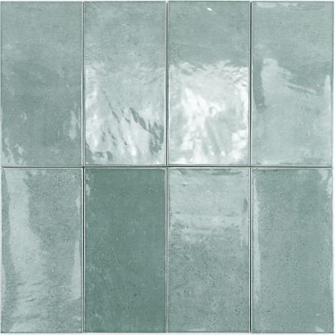 Carrelage Mur Mainzu Green Brillante 10x20 cm