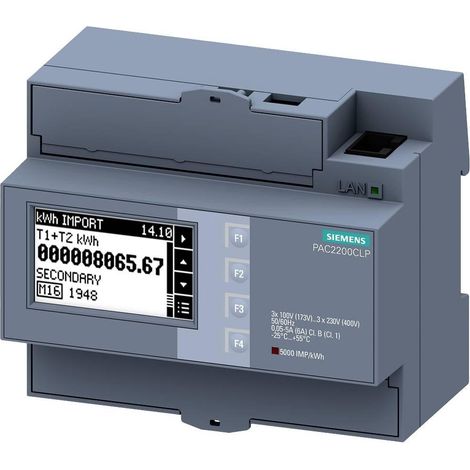 Siemens 7KM2200-2EA30-1JA1 contador de corriente industrial