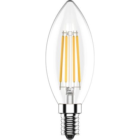 5er-Pack – E14 Kerzen LED – 4W = 40W – Warmweiß 2700K – 400 lm – CRI 80
