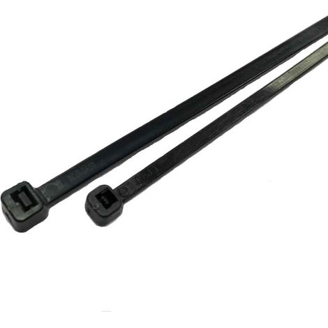 Kit de collier de serrage RS PRO Noir en Nylon 66, 203mm x 3,6 mm ( Prix pour Sachet de 100 )