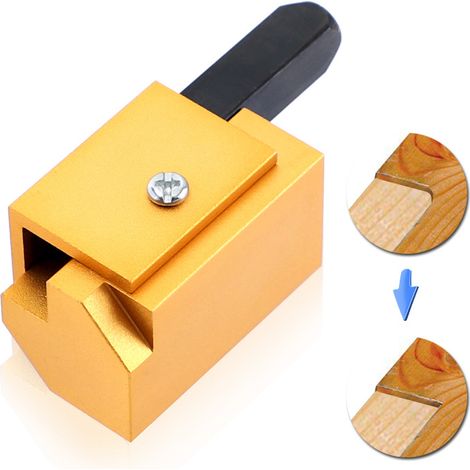 MIMOSON-Gold Right Angle Woodworking Tool Right Angle Chisel Recessed Hinge Door Lock Groove Woodworking Too (1/5)