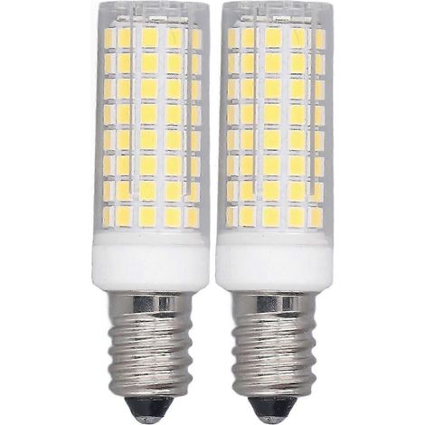 Lot de 2 ampoules LED E14 10W à intensité variable, 102 LED, basse consommation, 100-120V (1/5)