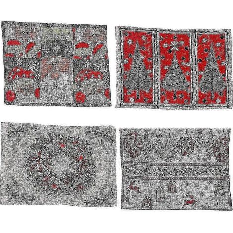 Set de 4 sets de table de Noël (1/5)