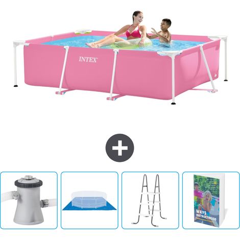 Intex Piscine Tubulaire Rectangulaire - 220x150x60 cm - 5-pièces SCB122 (1/5)
