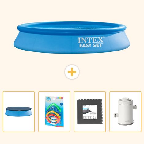 Intex Piscine Easy Set Ronde - 305x61 cm - 5-pièces S143 (1/5)