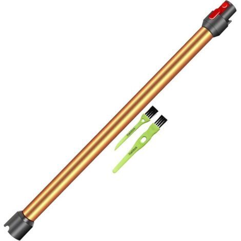 Tube Télescopique Tige Rigide Rallonge compatible pour Dyson V11 V10 V15 V8 V7 Longueur 73 CM Tube À Dégagement Rapide Orange (1/4)