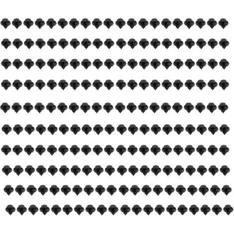 BUNTHAUS Kit de fixation de 200 clips pour garnitures de pare-chocs intérieurs Nissan Xterra, Versa, Sentra et Maxima