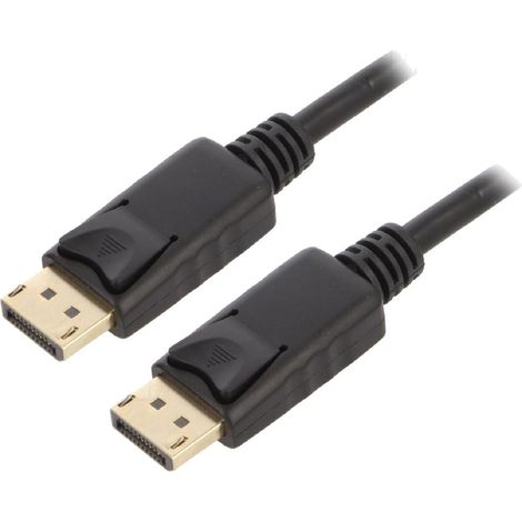 Cable de connexion DisplayPort 4K DP male vers DP male 2m - Noir