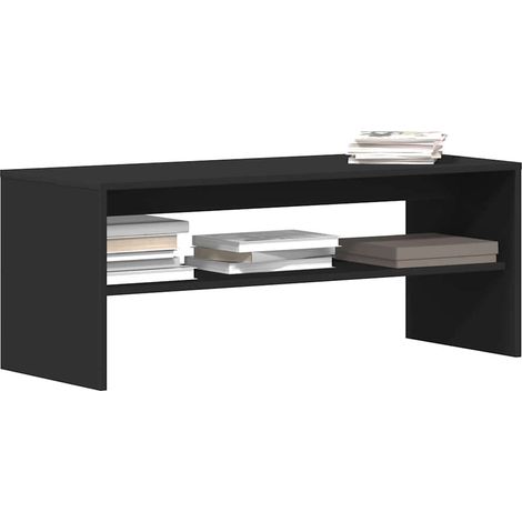 TV-Schrank Schwarz 100x40x40 cm Holzwerkstoff
