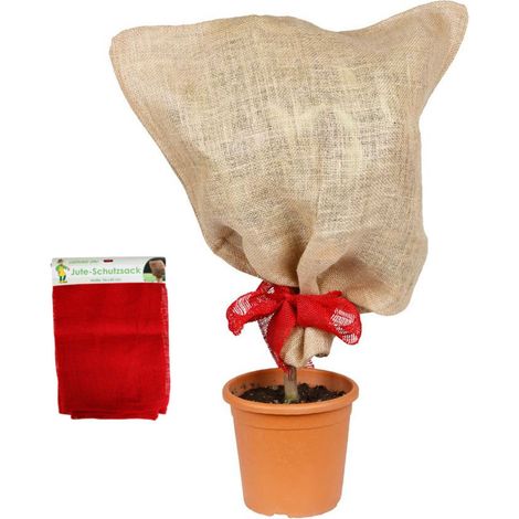 Jutesack rot Pflanzen-Schutzsack Winterschutz Pflanzenschutz Frostschutz 57x78cm (1/2)