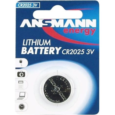 PILE LITHIUM BOUTON CR2025 3V