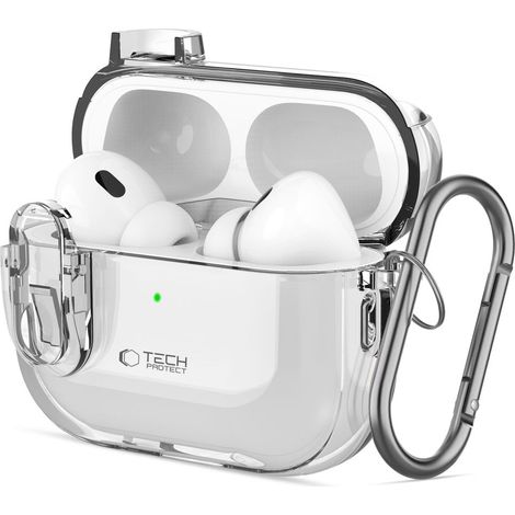 Tech-Protect Slim Hook Apple AirPods PRO 1/2 transparent (1/5)