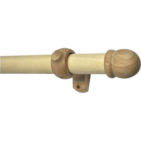 Kit Bois 2m ø28mm Ogive Sans Anneaux Brut - Mobois