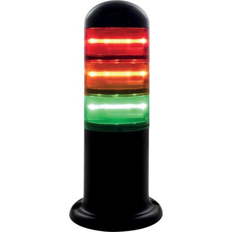 Colonnes lumineuses pré-configurées à LED Feu Fixe, Rouge / Vert / Ambre, 24 V (c.a./c.c.) ( Prix pour 1 )