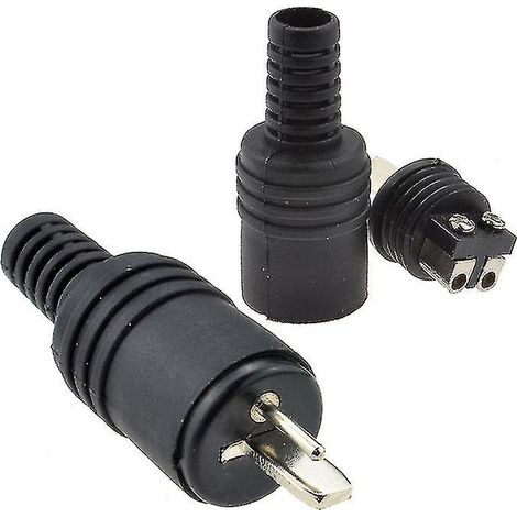 HOXILEELEO - Connecteur DIN 2 broches pour haut-parleur et Hi-Fi, bornes à vis [Lot de 2] Hfmqv (1/5)