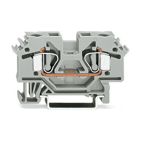Connettore per barra di distribuzione a 2 fili, 6 mm², grigio, 282-601