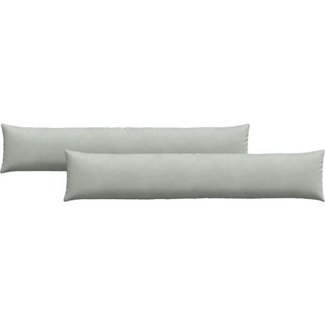 Maison Exclusive - Cuscini da Divano 2 pcs Grigio chiaro 200 x 40 cm