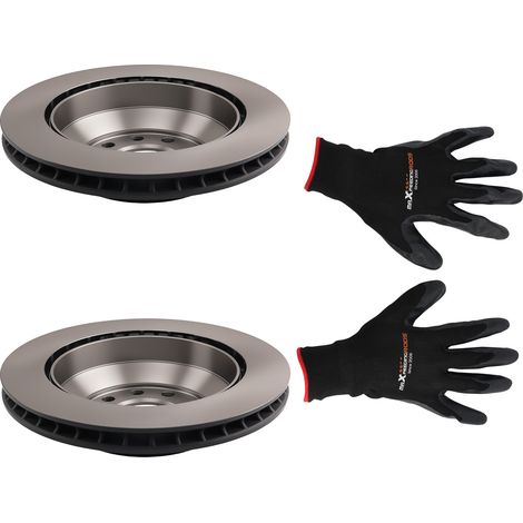 Pair Brake Disc Rear Left & Right for Audi Q7 2006-2015 VW Touareg 7L6615601D (1/5)