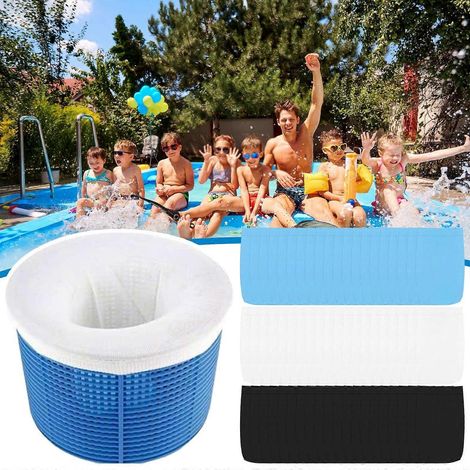 Sacs filtrants pour skimmer de piscine, adaptés aux paniers de skimmer de piscine hors sol et enterrés, sacs à mailles fines, adaptés aux paniers de skimmer de piscine, 20 sacs par paquet.