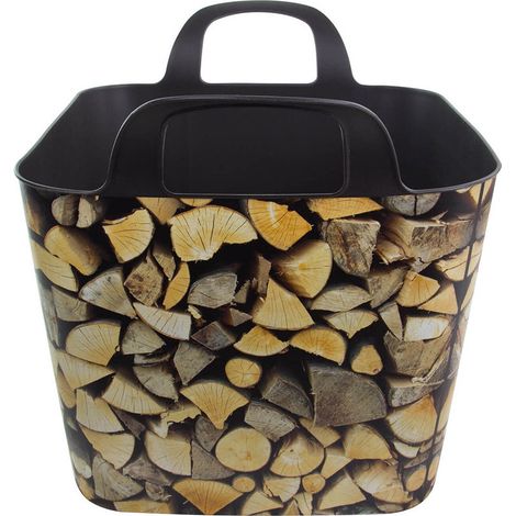 Flexibler Holzkorb 40x40x31 cm