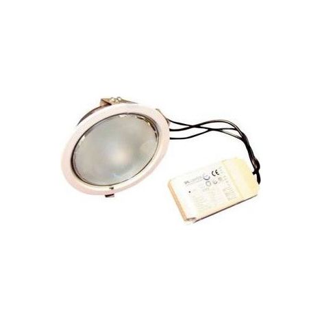 Downlight Syl-Lighter LUMIANCE avec 2 lampes fluo compactes 18W 840 BE - SYLVANIA - 3031520 (1/2)