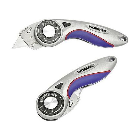 Coltello universale WorkPro wp211013 alluminio cambio rapido
