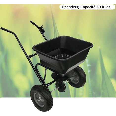 Épandeur Professionnel De Semences Ou Engrais, Sel, Sable 30 kg (1/5)