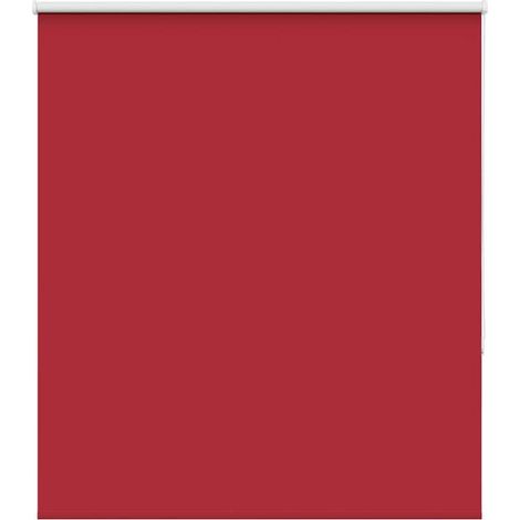 Store enrouleur occultant rouge, largeur du tissu 131,6 cm (1/5)