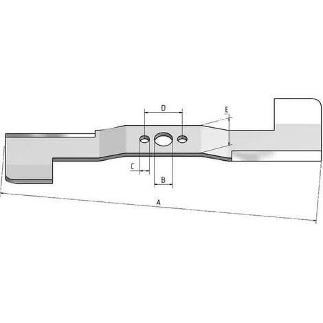 Cuchilla de mulching 38" MTD GW1910928001