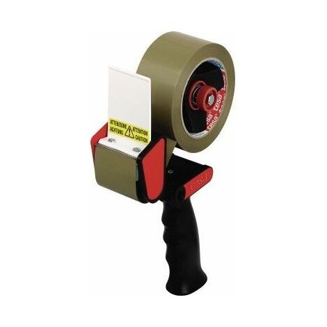 Tesa Classic dispensador adhesivo negro y rojo resistente (1/5)