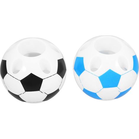 Fußball Stiftehalter und Dekorativ aus Kunststoff 2 Stück