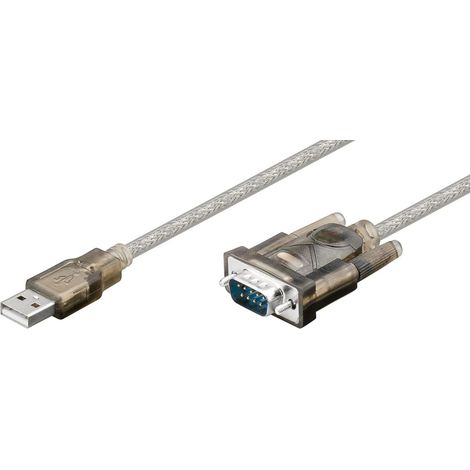 Microconnect 68875 adaptador de cable de vídeo 1,5 m USB tipo A VGA (D-Sub) Transparente