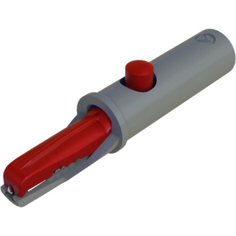 Hirschmann Test & Measurement AK 10 Krokodilklemme Rot Klemmbereich max.: 6 mm Länge: 53 mm 1 St. (1/2)