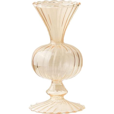 Vase à Fleurs en Verre Orné Vintage pour Décoration Intérieure (1/5)