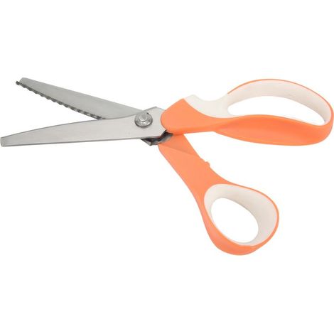 Ciseaux Cranteaux Professionnels DIY Acier Inoxydable Dentelés pour Couture Tissus Patchwork et Confection (1/5)