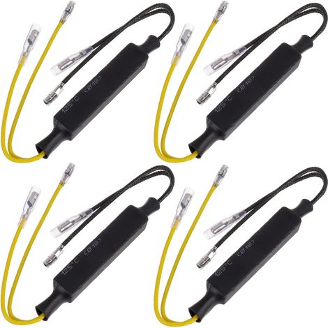 12V 21W LED Flasher Clignotant Indicateur Résistance Adaptateur Pour Moto - Correction Erreur (Lot de 4 Pièces) (1/5)