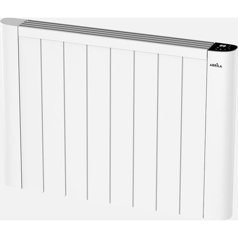 Radiateur électrique abrila émetteur thermique blanc 1500W céramique