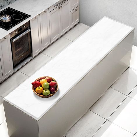 Grand tapis en silicone - 200 x 50 x 0,2 cm - Multi-usages - Résistant à la chaleur - 2 mm d'épaisseur - Tapis de comptoir de cuisine - Imperméable et antidérapant - Transparent (1/5)