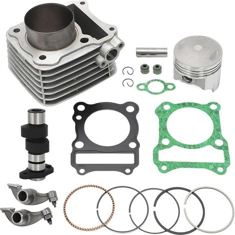 1 Kit Cylindre Moteur 62 mm, Arbre à Cames Grand Angle, Piston Joint, Pour Moto 150 cm3 (1/5)