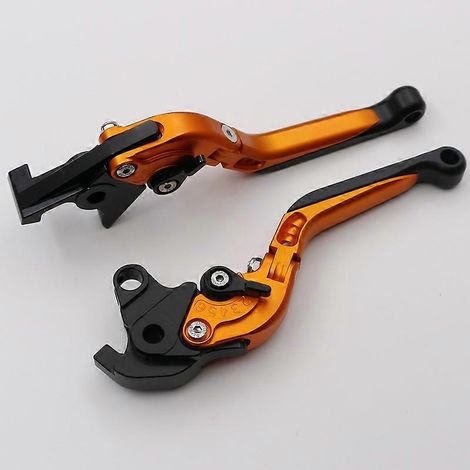 Convient pour la modification du levier de commande de frein, d'embrayage et de klaxon hydraulique de la moto Honda CB1300/ABS (Orange 1) (1/5)