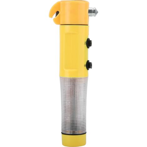 Pack de secours auto 4 en 1 : marteau brise-glace d'urgence, coupe-ceinture, lampe torche multifonction (1/5)