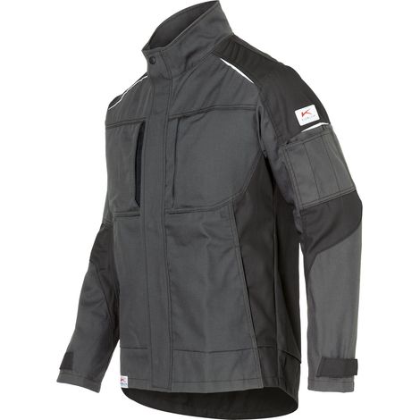 Kübler Jacke ACTIVIQ cotton+ anthrazit/schwarz Gr. S (1/2)