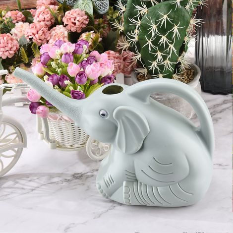 Arrosoir Éléphant - PP - 30x12x18 cm - Coloré - Cute Animal Design pour Plantes en Pot - Pot et Succulentes (1/5)