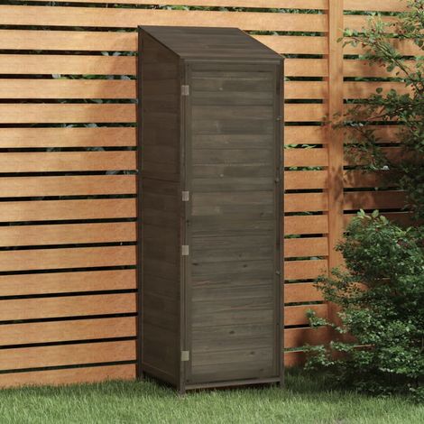 Abri de jardin, anthracite, 55 x 52 x 174,5 cm, en sapin massif